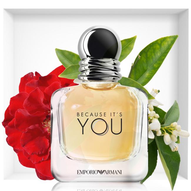 armani because it's you for her