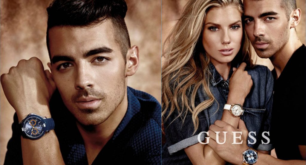 New Guess watch campaign with Joe Jonas