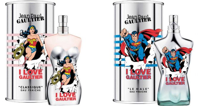 Wonder Woman & Superman star on Jean Paul Gaultier limited editions