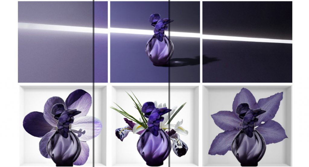 Nina Ricci  L’Air du Temps  Collection lumière – Nuit Pourpre