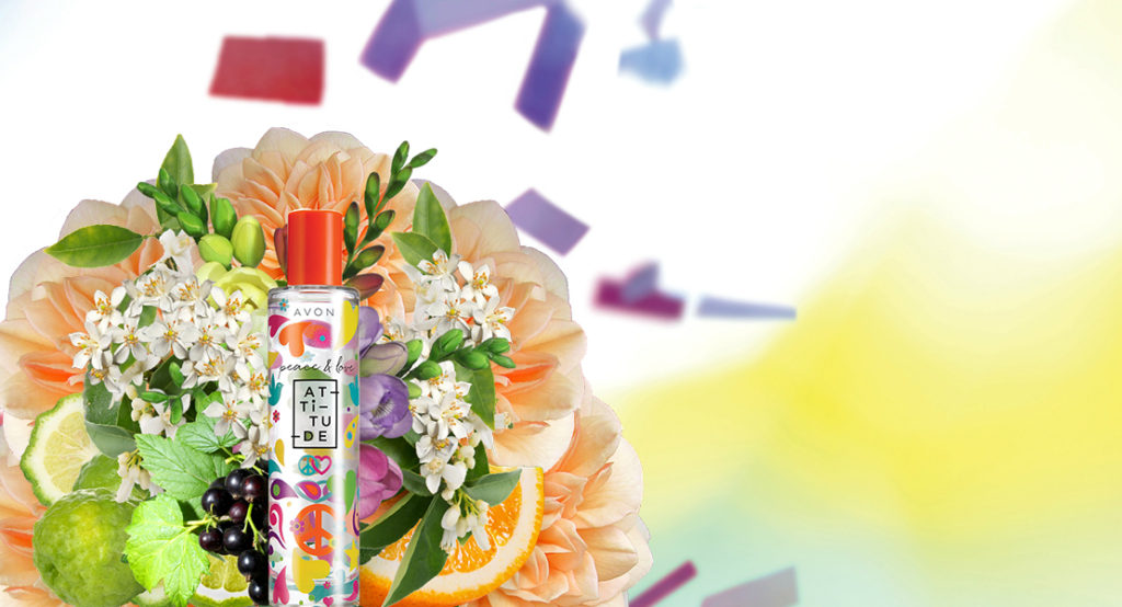 New Avon Peace&Love Attitude fragrance