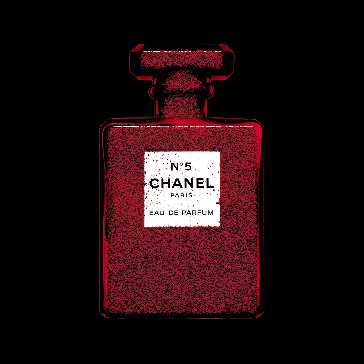 Chanel No. 5 limited-edition red bottle - Christmas